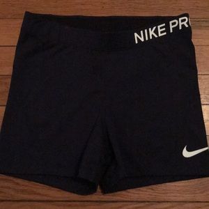 Nike Pro spandex shorts